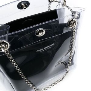 Junya Watanabe
transparent chain-handle shoulder bag